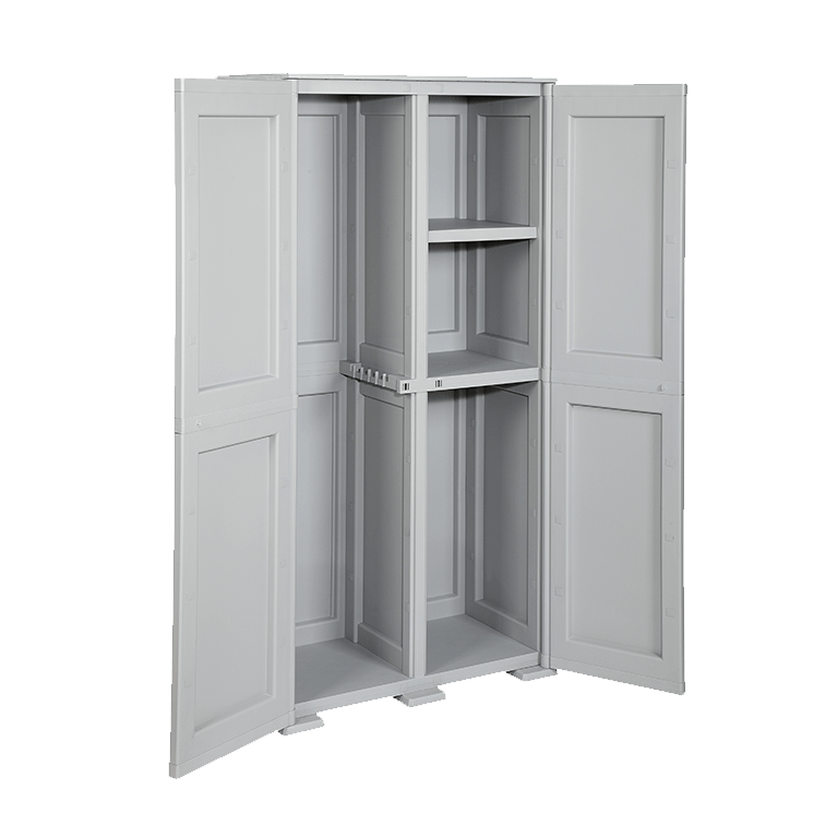 CEP Armoire haute 2 portes avec emplacement balai