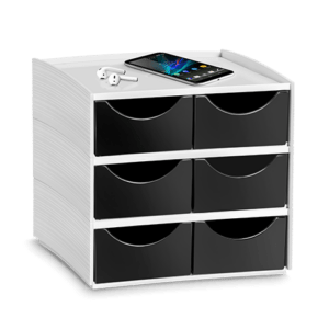 my cube noir, rangement pour petites fournitures