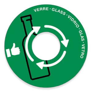 couvercle tri sélectif vert verre